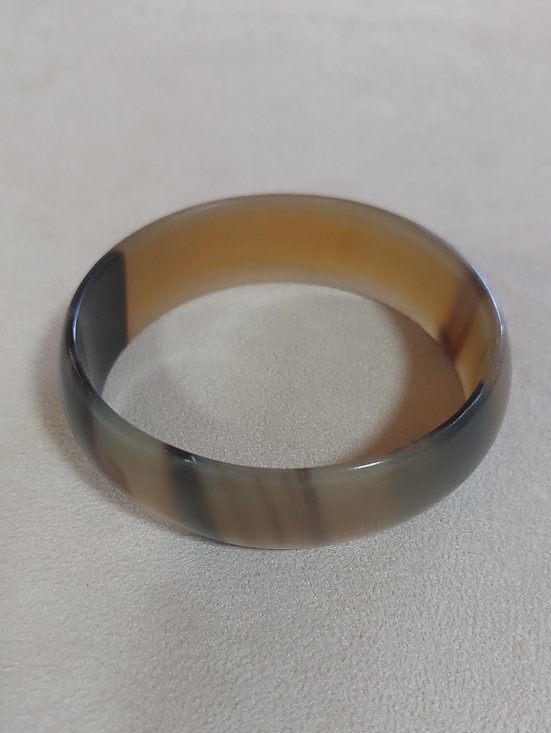Jewelry - FREE with Bundle. Translucent Brown Agate Bangle Bracelet